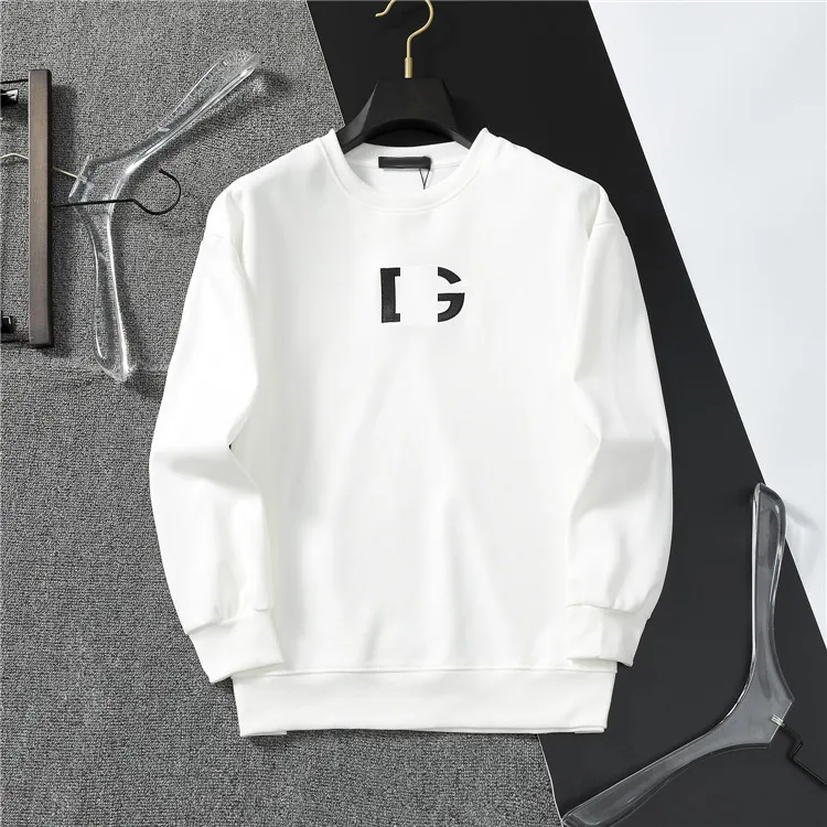 Mens Hoodies Sweatshirts Pullover italiensk stil kausal tunt par utomhus klassisk huvtröja med märke asiatisk storlek M-3XL#04