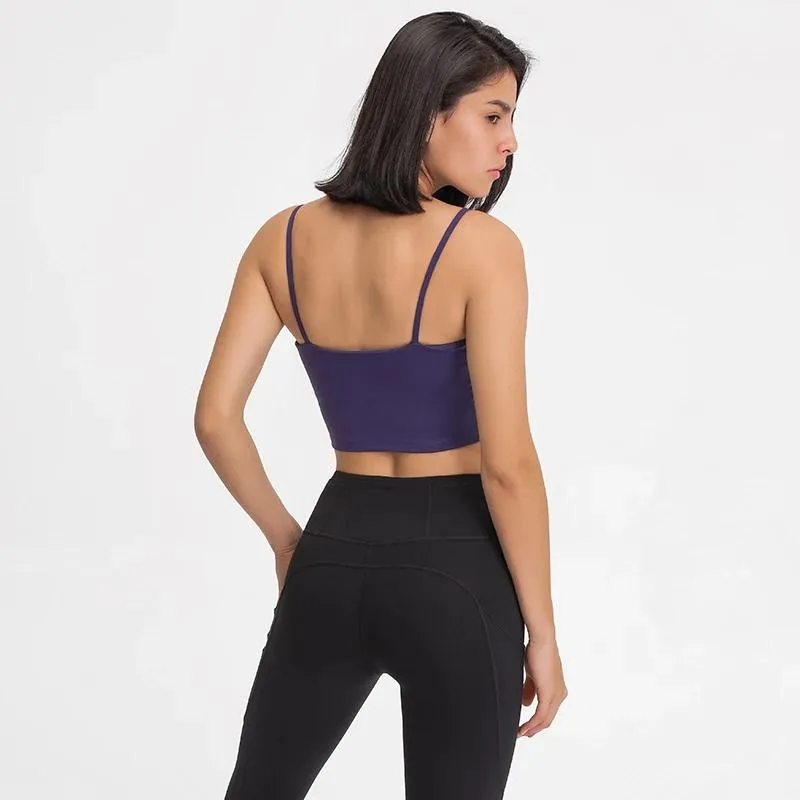 Set Nepoagym LIFETIME Women Tank With Shelf Built In Bra Crop Top With  Removable Padding Longline Sports Bra For Workout Lounging From 14,47 €