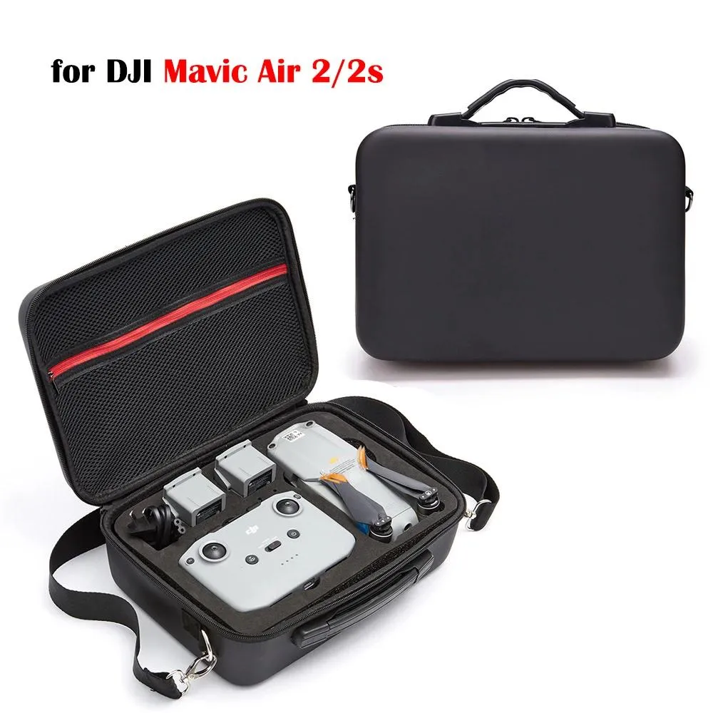 Accessoires Valise Portable pour Drone Dji Mavic Air 2 2s, Coque Rigide, Mallette de Transport, Accessoires de Batterie, Sac à Main de Rangement étanche