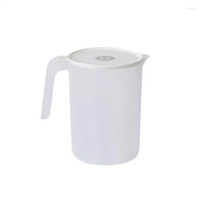 Bouteilles d'eau pichet à boisson robuste incassable avec couvercle sans BPA résistant à la chaleur lavable au lave-vaisselle idéal pour les glaces et les
