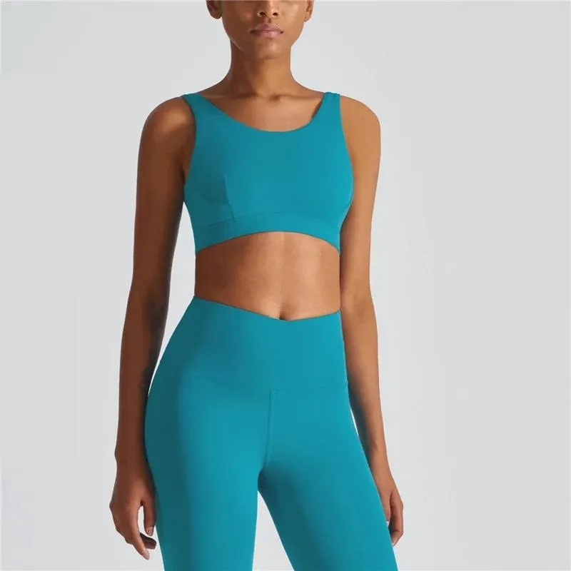 Workout Clothing Set with Tights, Bra and Tank Top