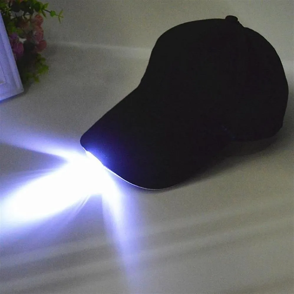 Ball Caps Helder Glow In Dark Lezen Vissen Joggen Oplichten LED Sport Hoed Baseball Lichtgevend Vakantie Voor Unisex TY66262f