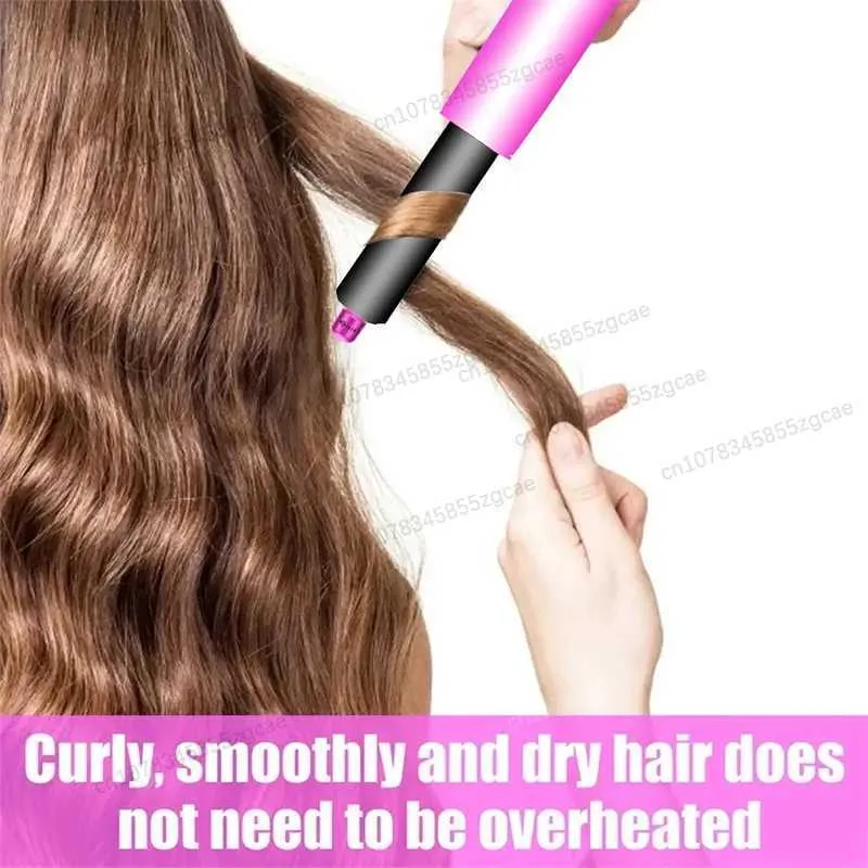 ヘアストレートナーとカーラー：5 In 1ホットエアスタイリングツール