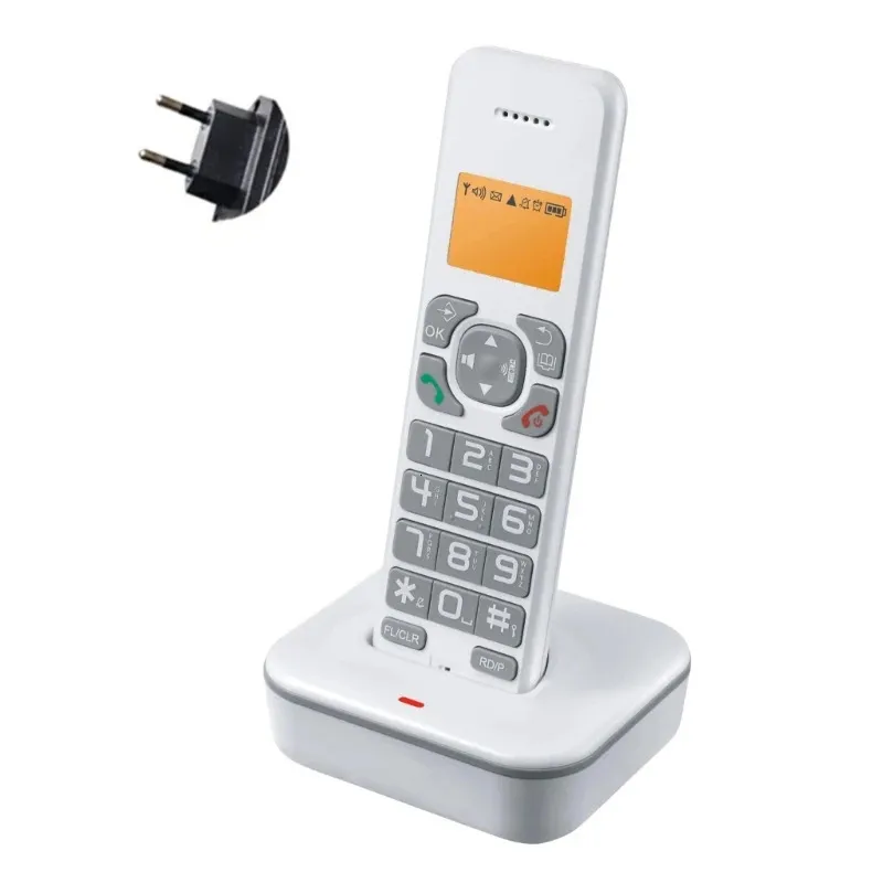 Acheter Téléphone fixe filaire de bureau avec identification de l'appelant,  écran LCD réglable