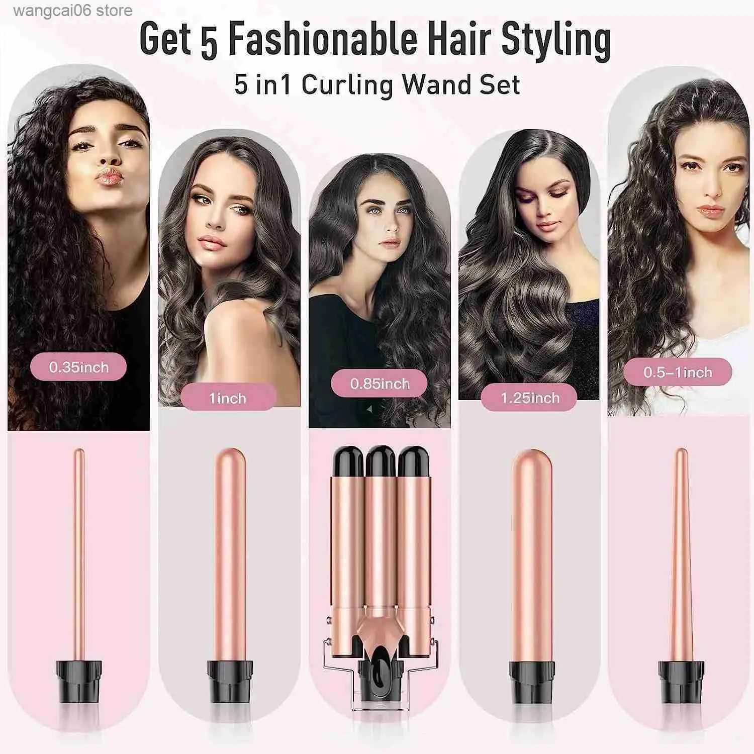 5 in top one curling iron