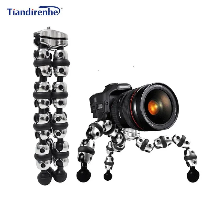 Titulares l grandes tripés de câmera carregar 3 kg gorillapod monopod transformadores flexíveis