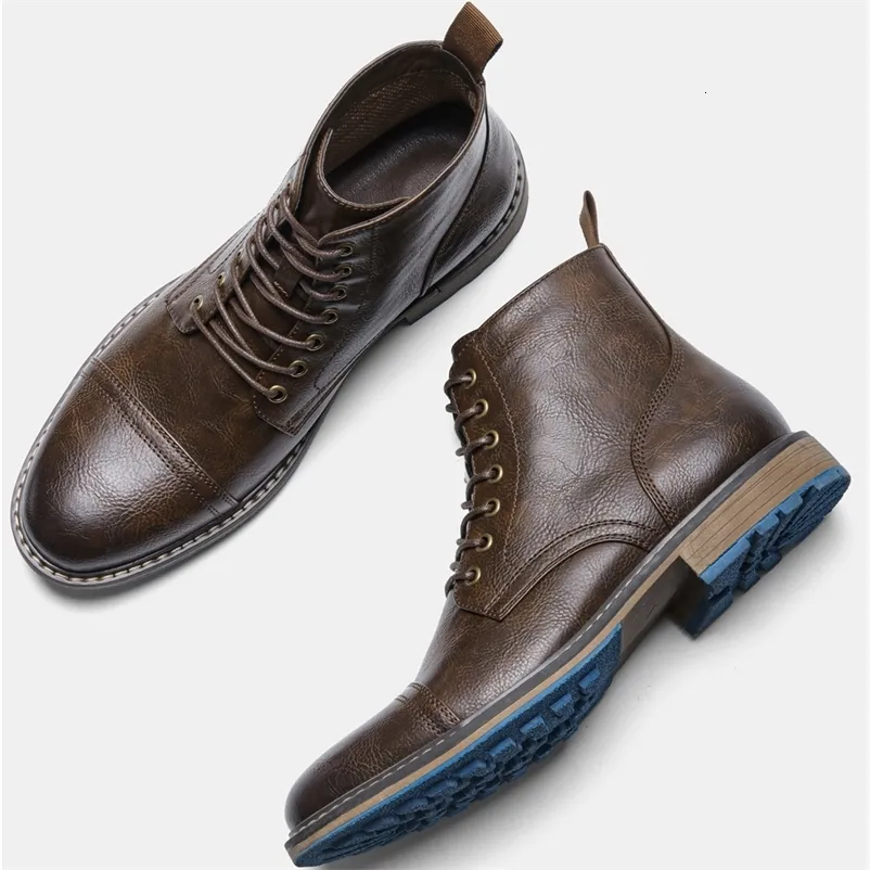 Bottes taille 7 ~ 13 hommes bottes arrivée marque de mode bottines confortables pour hommes # AL633 231215