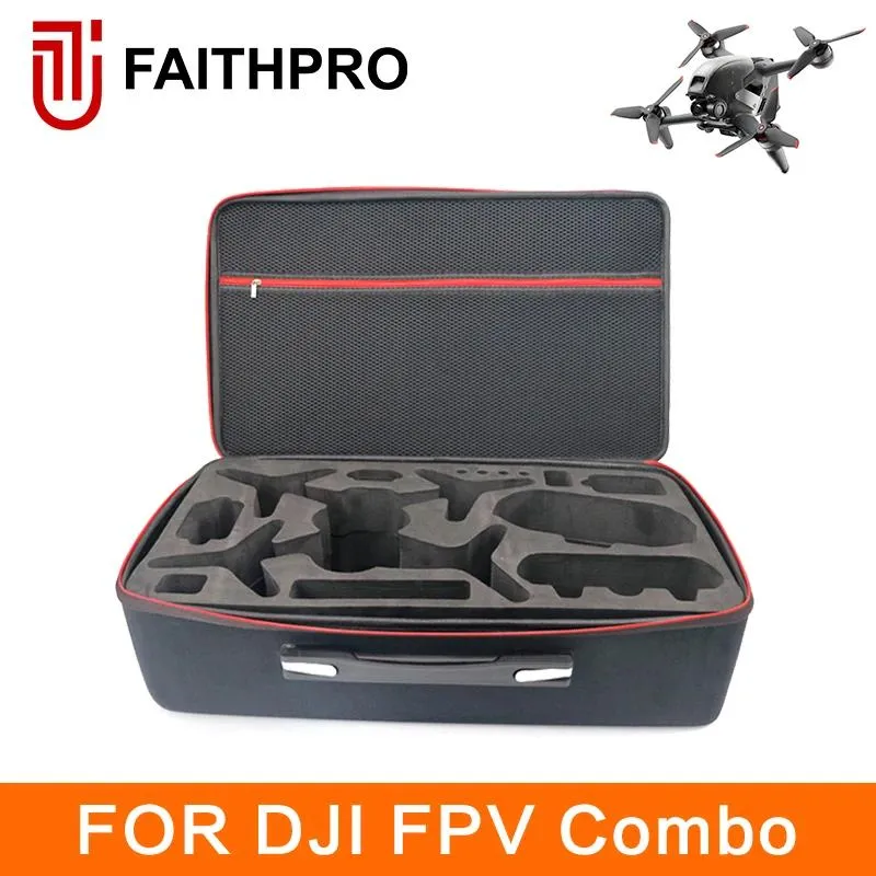 Accessories Faith Pro Storage Bag for Dji Fpv Drone Goggles Case Box Adjustable Shoulder Outdoor Travel Handbag Photography Accessories