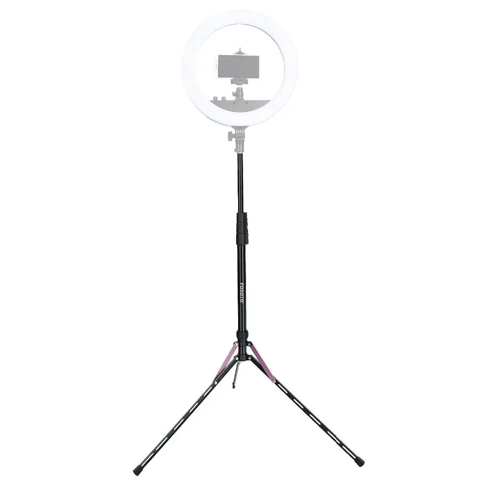 Accessories Fosoto FT190 purple Aluminum Tripod Stand 1/4 Screw Softbox For Photo Studio Photographic Lighting Softbox Video Flash Umbrella