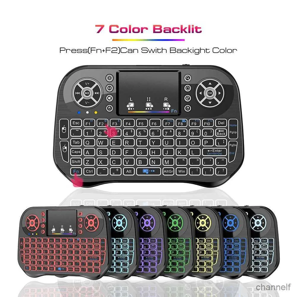 Teclados Teclado Smart TV Box STOPTOP Stand Wireless Mini Keyboard 2.4G