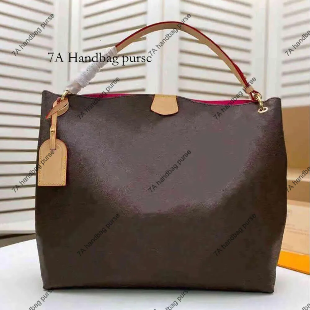 5A 1 1 designer bag GRACEFUL m43704 On the go mm mini tote Bags Luxury Handbags real leather canvas fashion Shoulder Shopping classic purse