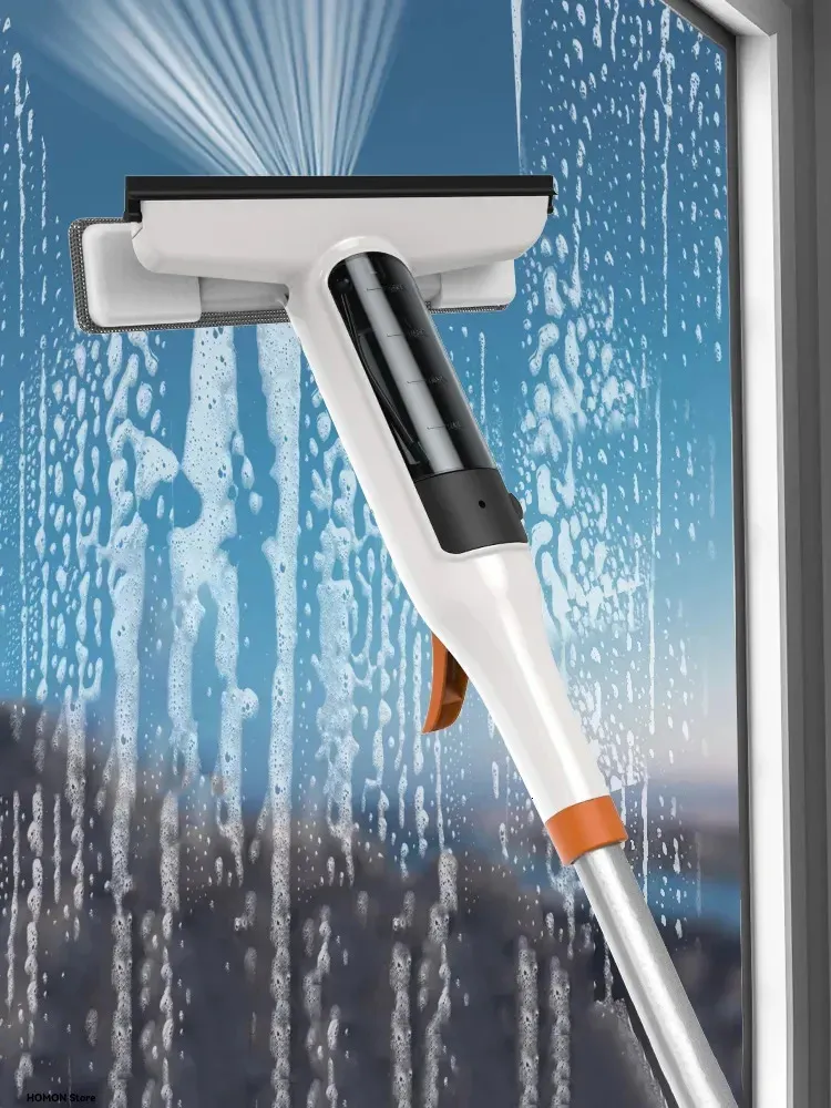 Autre Organisation de ménage Fenêtre Spray Mop Multifonctionnel Essuie-glace avec grattoir en silicone Nettoyant pour sols Outils ménagers 231216