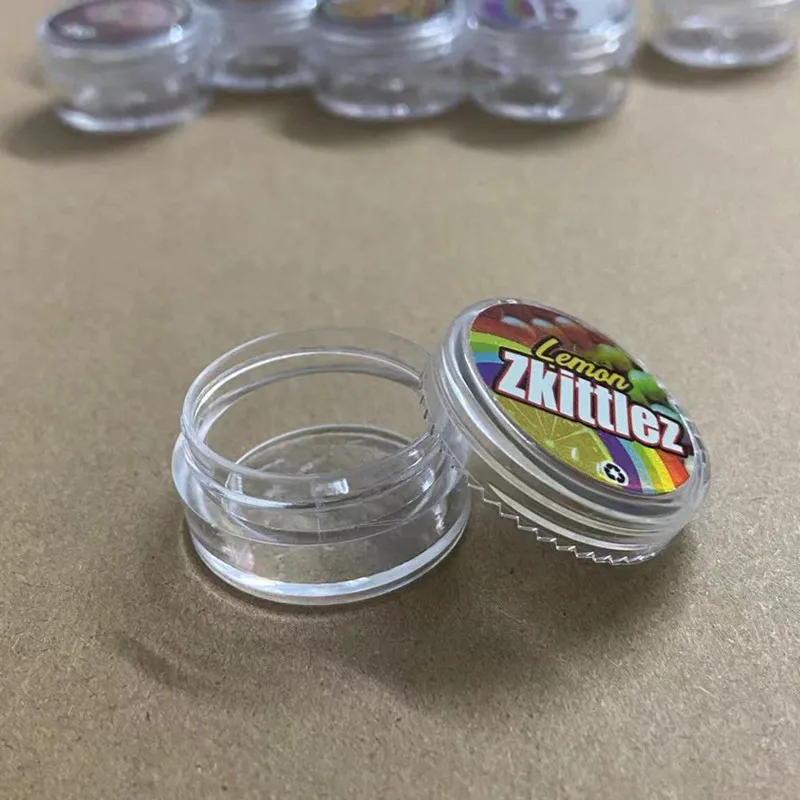 Candy Cake Cookies Packing Bottles Hologram Sticker 5 ml Thin Mint Mylar Package Bottle Plastic Jar Tank Dry Herb Flower Container Lagring Store Packages