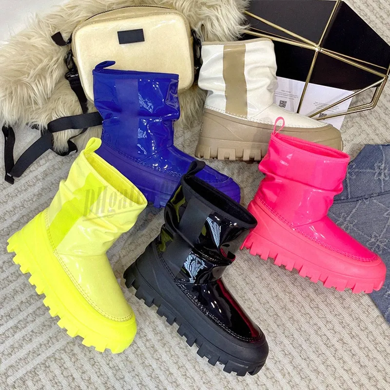 New australia Brellah Classic Mini Rain boots winter designer Australie snow boot dopamine Color Platform Outdoor ugly ankle booties 12K8#