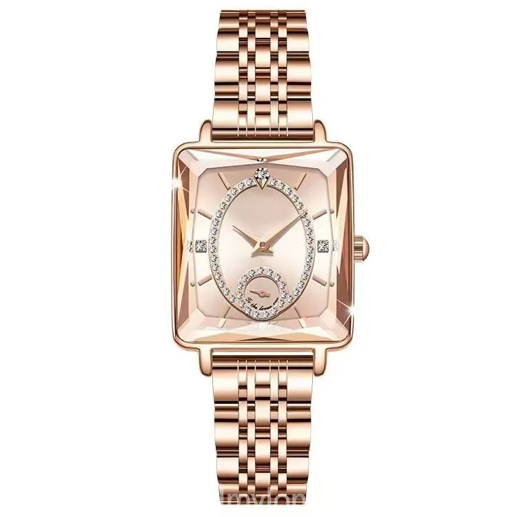 Relojes de lujo para mujer de moda, reloj de diseñador de primeras marcas, relojes de pulsera con esfera de diamante de 28 mm, reloj de cuarzo con correa de cuero para damas, regalo del Día de la Madre de San Valentín y Navidad