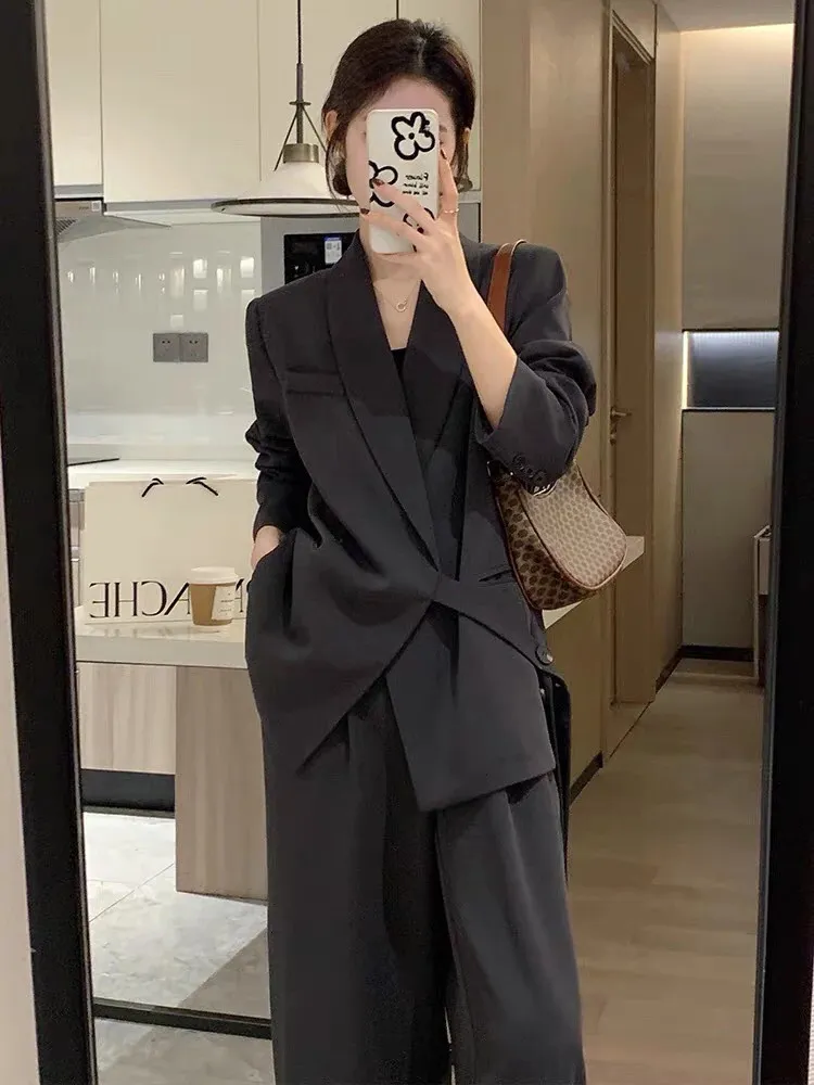 Elegant korean office coextruded outfit