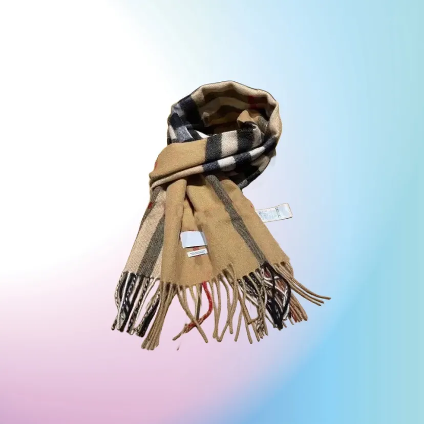 Luxury Scarf Designer scarves for men's women Neck Scarf Winter Long Rebozo sutra Cashmere Neck warmer Scarf Fashion Classic Large Plaid Cape Designer shawl