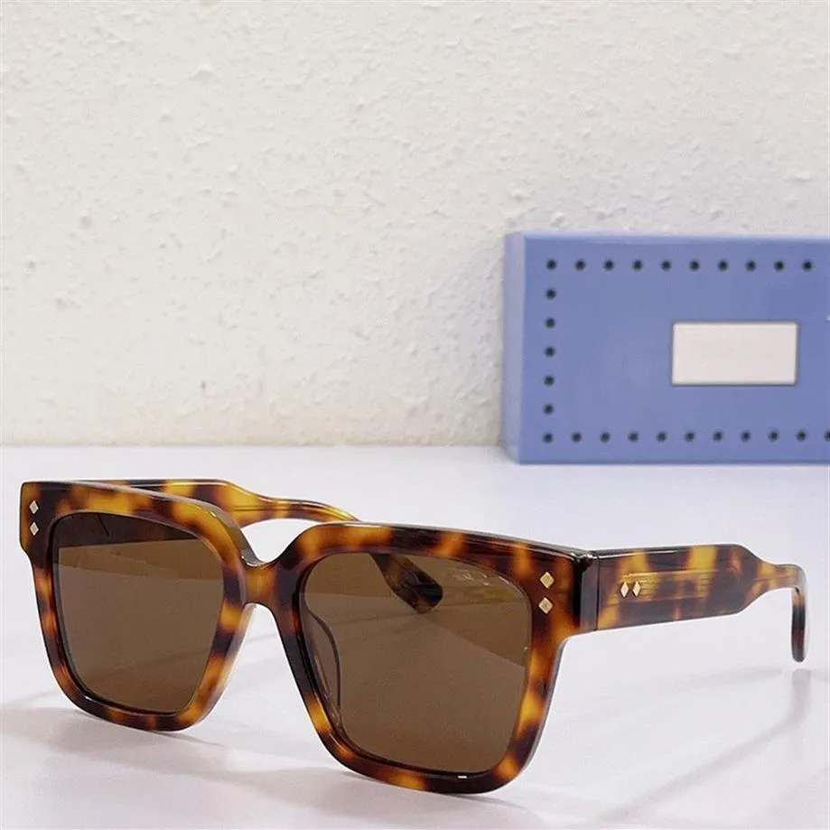 New Turtle Color Square Mens Ladies Sunglasses GG1084S Popular Classic Designer Miss Sunglasses UV Protection Top Quality Original287q