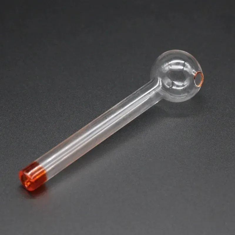 glass oil burner pipe mini smoking handmade pipes thick glass pipe oil colorful smoking pipes random color