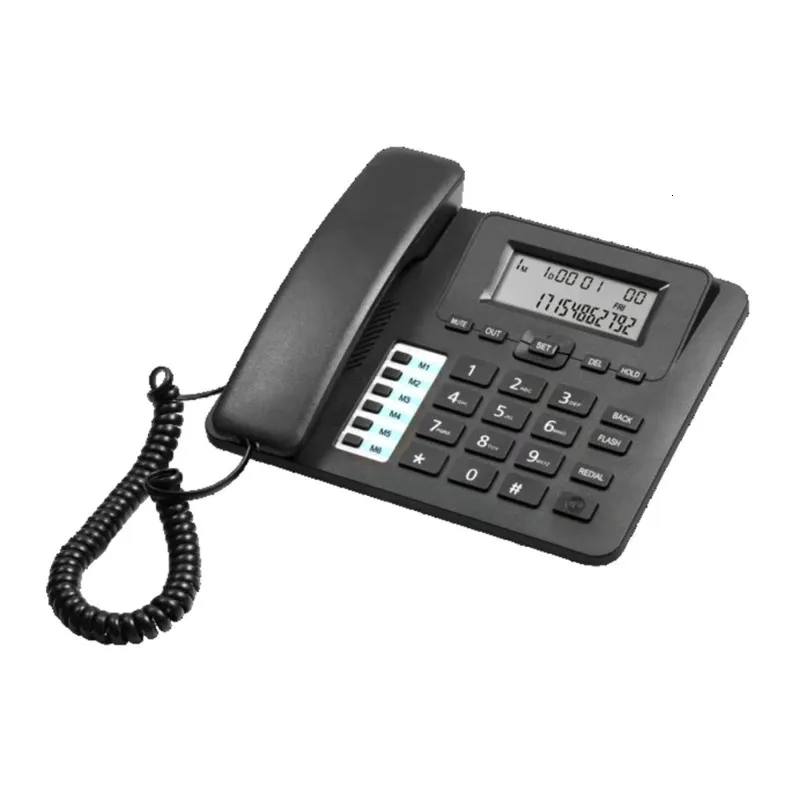 Telephones Home Landline Fixed Telephone Desk Corded Phone with Caller Identification 231215