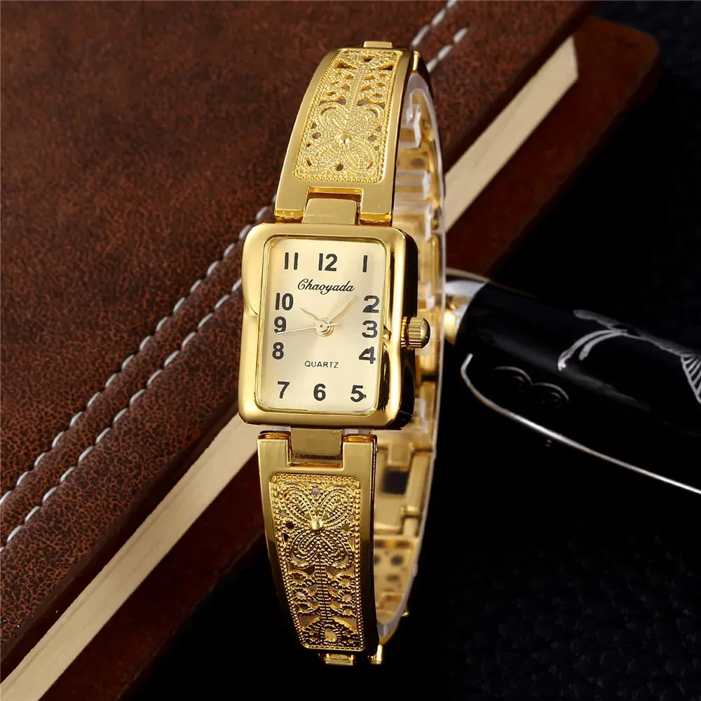 Autres montres 2023 Femmes Top Marque De Luxe Montres Dames Mode Or Bracelet En Acier Inoxydable Montre Femme Élégante Horloge 231216