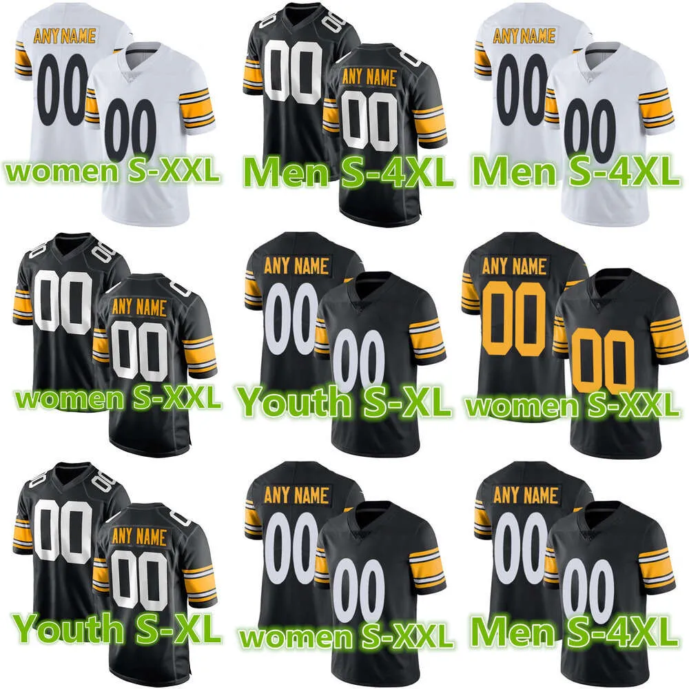 Pittsburgh''steelers''futebol Jersey Minkah Fitzpatrick Diontae Johnson Allen Robinson II Connor Heyward Elandon Roberts Cole Holcomb Keanu Neal Red