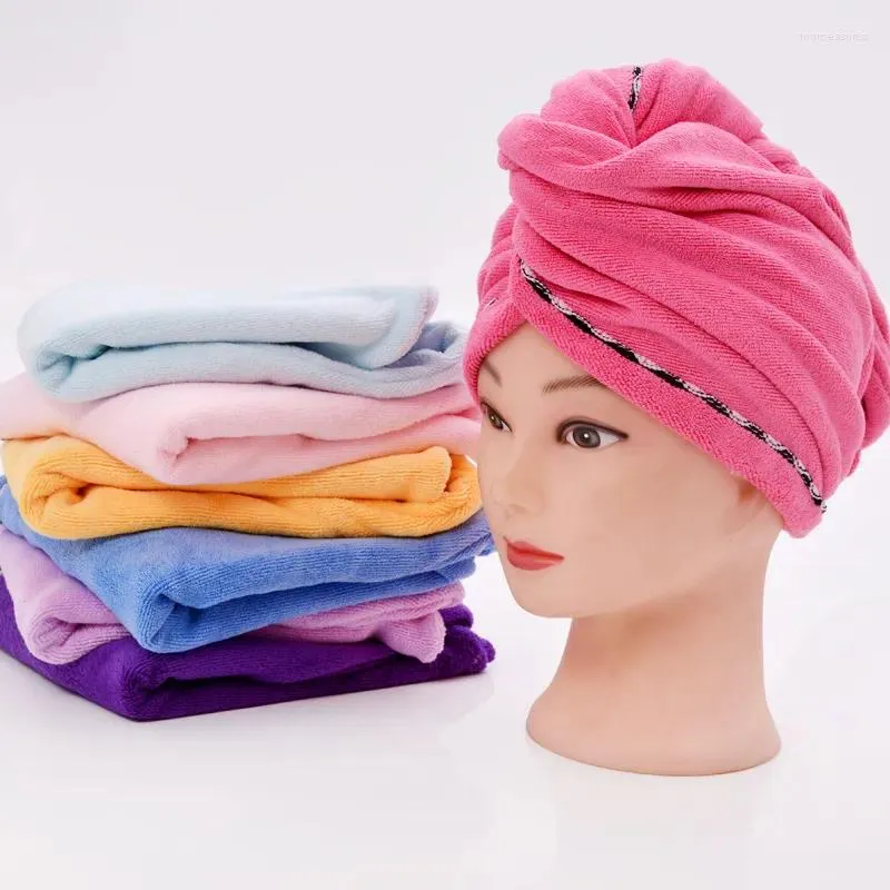 Towel Microfiber Lace Hair Drying Cap Soft Absorbent Thick Shower Head