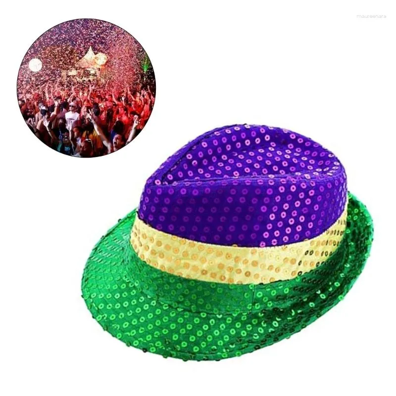 mardi gras beret hat