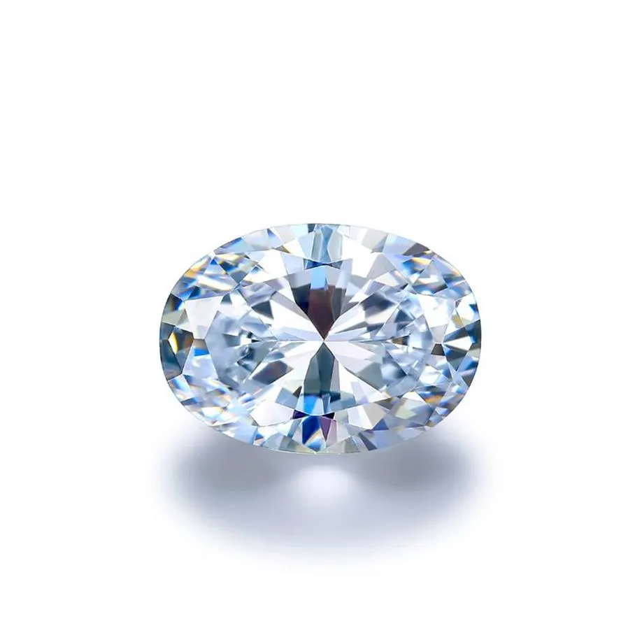 0 1ct-8 0ct2 4mm-10 14mm 타원형 인증서 D F Color VVS Clarity Perfect 3EX 느슨한 합성 실험실 다이아몬드 Moissanite 283Y