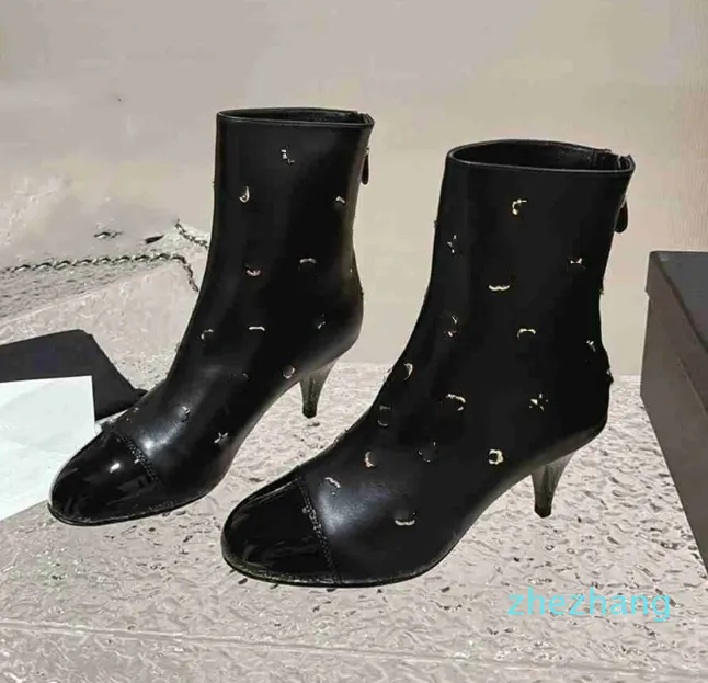 Women business work decoration anti slip knight boots Martin boots casual sock boots