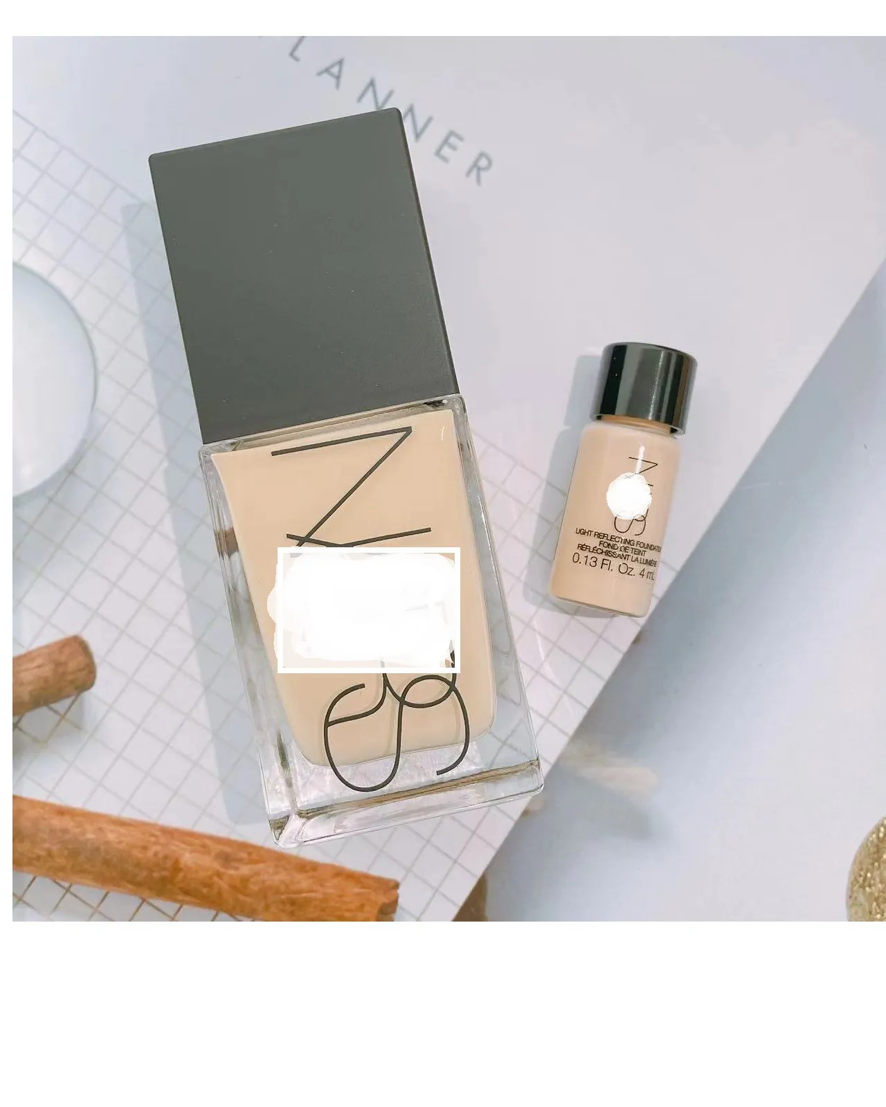 square bottle streamer beautiful skin long-lasting concealer moisturizing not dull long-lasting non-fading dry pinas foundation