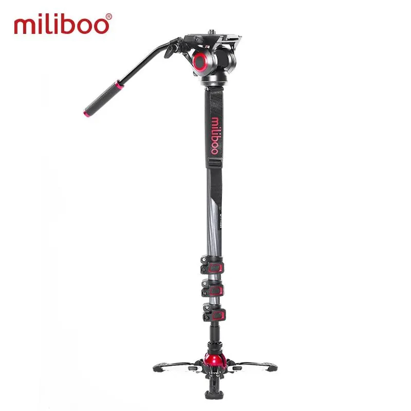 Houders miliboo MTT705II Draagbare Koolstofvezel Statief Monopod voor ProfessionalCamera Camcorder/Video/DSLR Stand Halve Prijs van Manfrotto