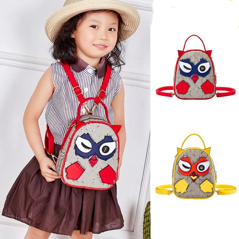 Kids Designer Letter Backpack Cute Cartoon Double Shoulder Bag, Girls  Stylish Leather School Bag, High Capacity Travel Rucksack S0953