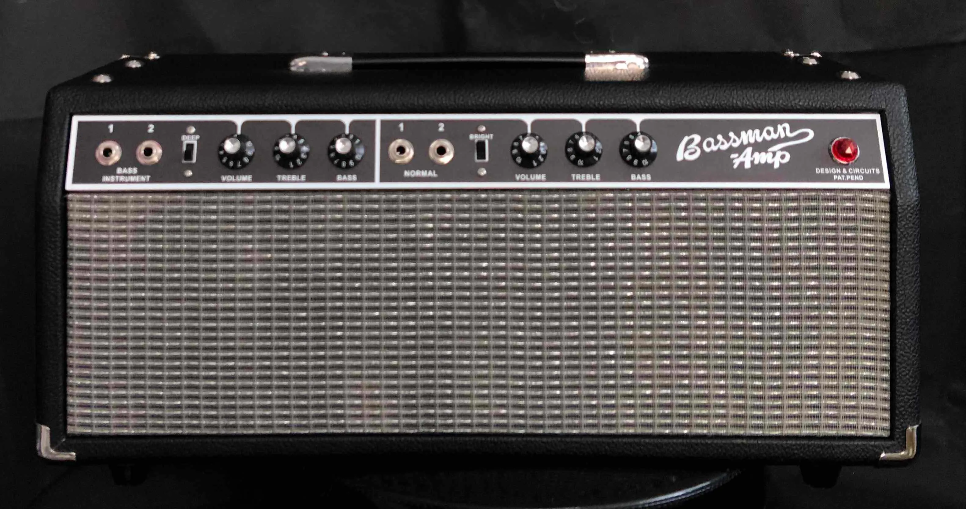Custom Bassman Blackface 64 Hand Wired Amp Head 50W Tube Guitar