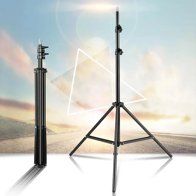 SH 78 inç/6.5 ft/200cm Fotoğrafçılık 1/4 "Vida Tripod Işık Standı Fotoğraf Yumuşak Kutusu Şemsiye Bagajı Video Stüdyosu