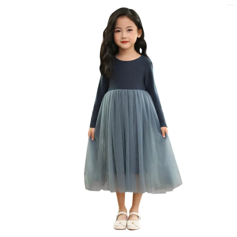 Girl Dresses Kids Toddler Spring Fall Clothes Long Sleeve Tutu Dress