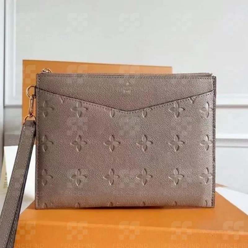 Clutch-Taschen, Designer-Damen-Designer-Tasche, Make-up-Tasche, Make-up-Tasche, Kulturbeutel, Umschlagtasche, Clutch, Geldbörse, Geldbörsen, Clutches, geprägtes Braun, modisch, klassisch, Fencefind