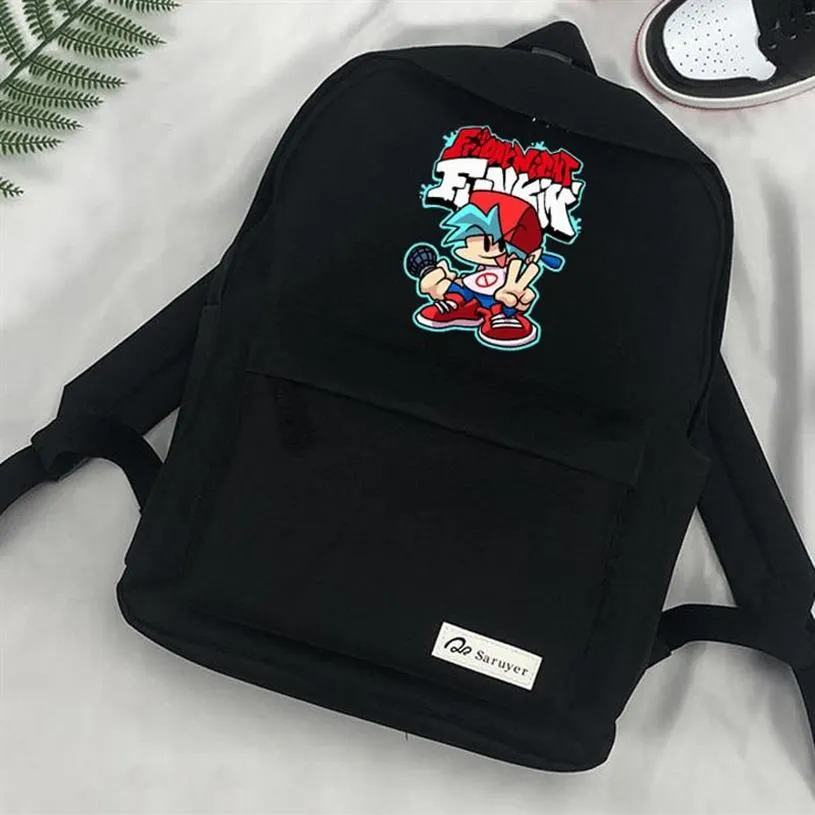 Backpack dla dzieci torby szkolne w piątek wieczorem Funkin Schoolbag Boys Bois Book Bag Teenagers Sac A Dos207L