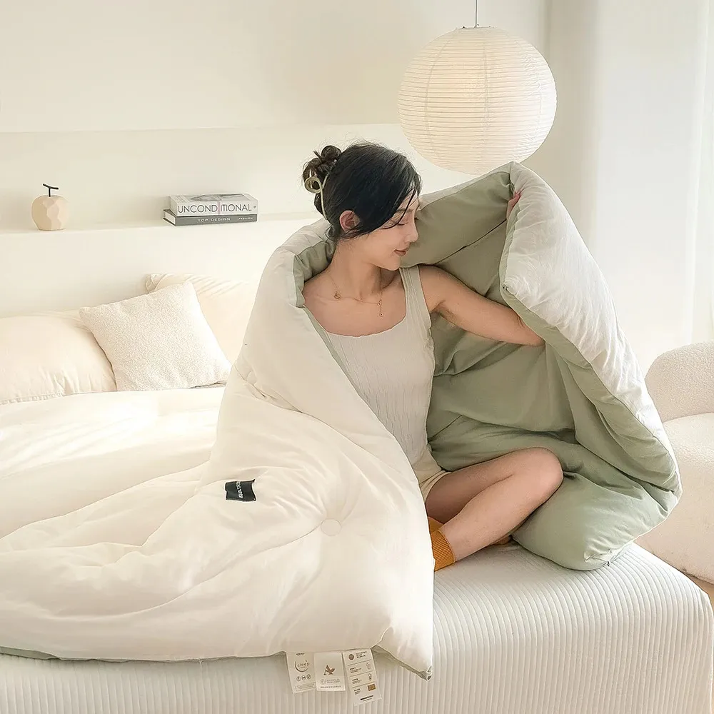 Duvet Best Blankets For Sleeping Winter White Winter Organic HEMP