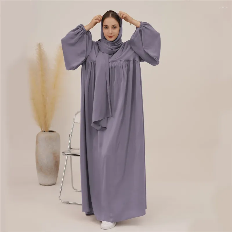 Etniska kläder eid ramadan djellaba kvinnor muslimska dubai saudiska abaya med halsduk klänning turkisk arabisk mantel islamisk femme musulmane jalabiya
