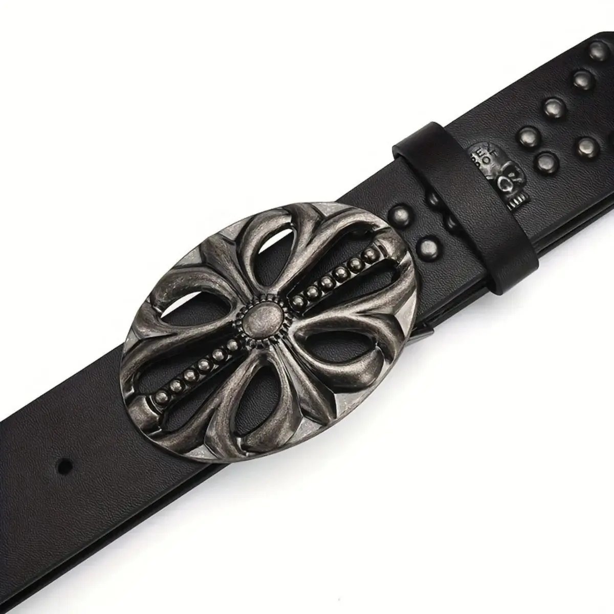 Punk Rock Skeleton Head Belt Unisex PU Leather Vintage Hip Punk Rock Skeleton Head Belt Unisex PU Leather Vintage Hip