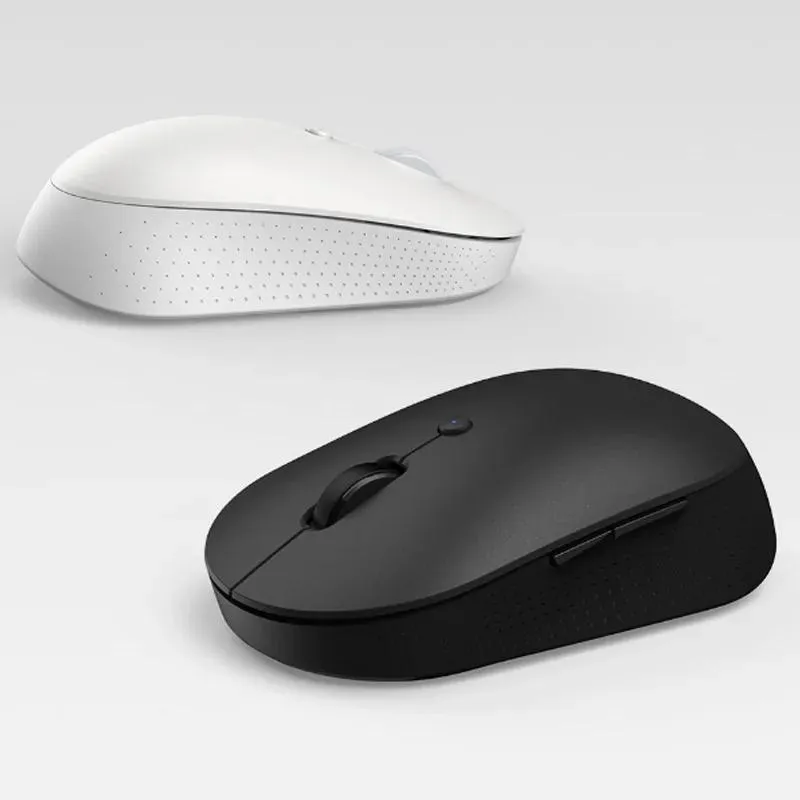 Mouse Mouse wireless Xiaomi Dualmode Mi Mouse silenzioso Connessione USB Bluetooth Muto ottico Laptop Notebook Mouse da gioco per ufficio