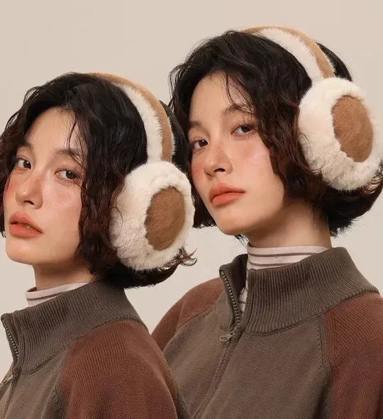 Voqeen Ensemble Hiver 5 Pièces - Bonnet, Écharpe, Gants, Cache-Oreilles & Chaussettes Chauds Pour Toute La Famille