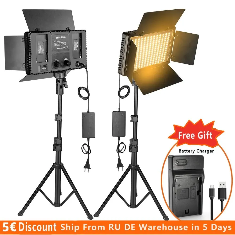Material Nagnahz U800 LED Foto Studio Light for Tiktok YouBute Game Live Video Lighting Portable Video Recording Photography Panel Lamp