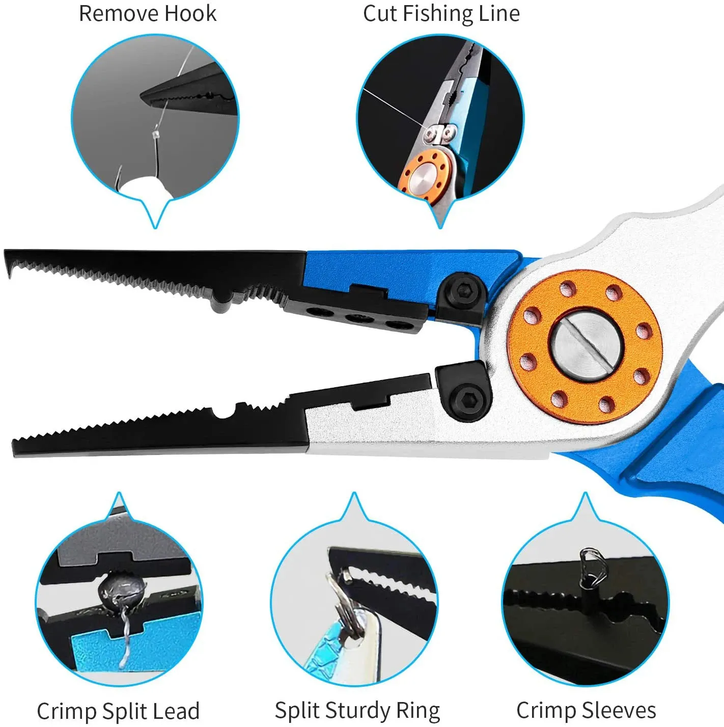 Fishing Accessories Piscifun Fishing Pliers Aluminum Braid Cutters