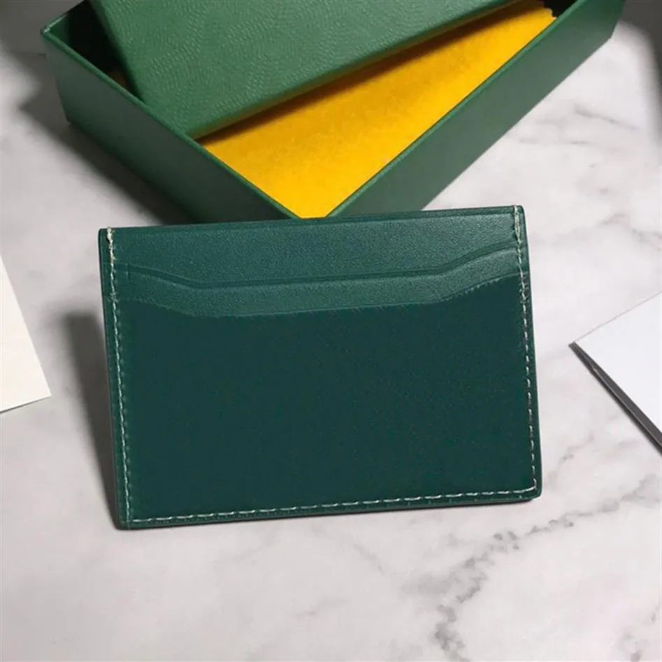 Homens de cartões de cartas de homens Classic Mini Bank Card Credit Small Slim Wallet WTIH Box250q