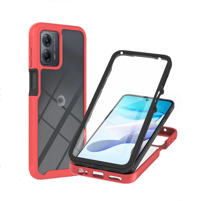 Phone Silicone Matte Case 360 Full Protection - Rugged Bumper Durable Shockproof Drop Protective TPU Cell Phone Cover for Motorola Moto-G Moto G9 Play-E7 Plus