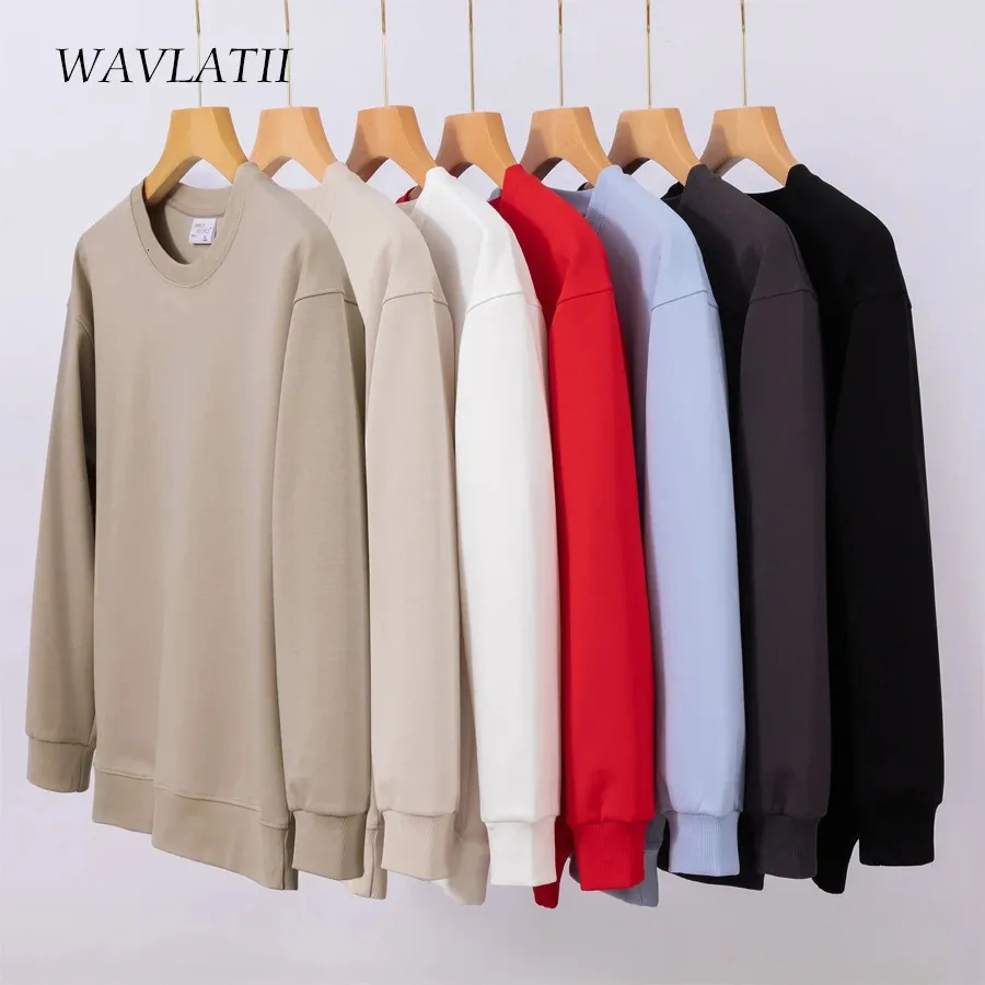 Damen Hoodies Sweatshirts WAVLATII Frauen Einfacher Stil Khaki Sweatshirt Weibliche Mode Streetwear Soild Oneck Hoodie Lässige Weiße Tops für Herbst 231215