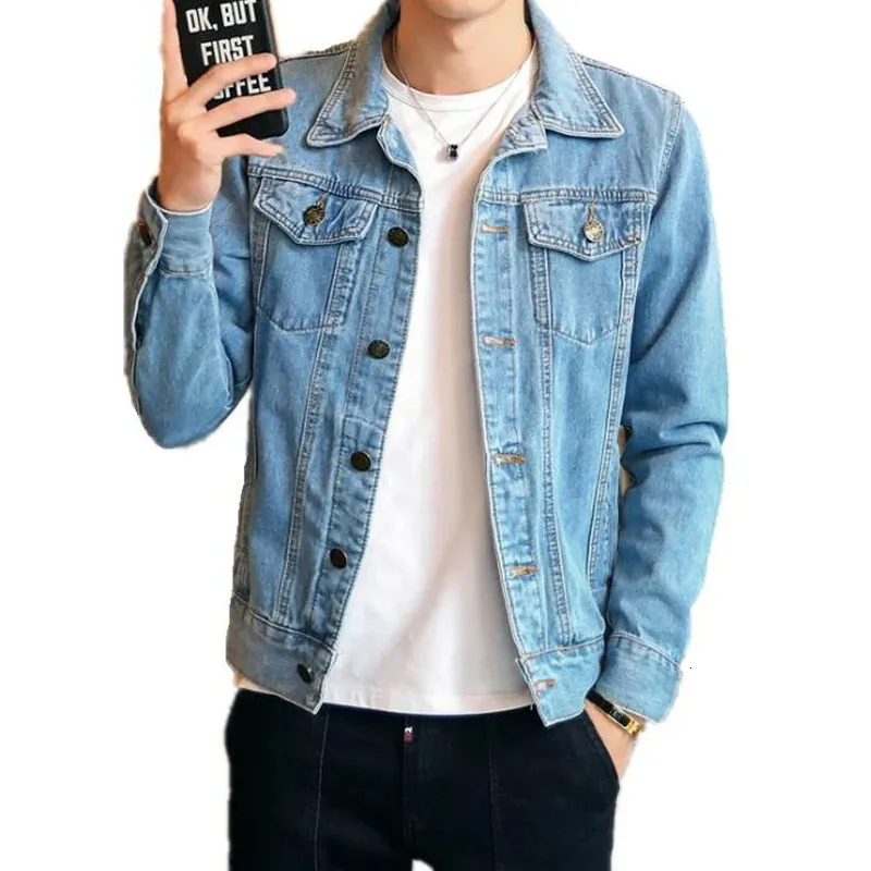 Light coloured denim jacket sale