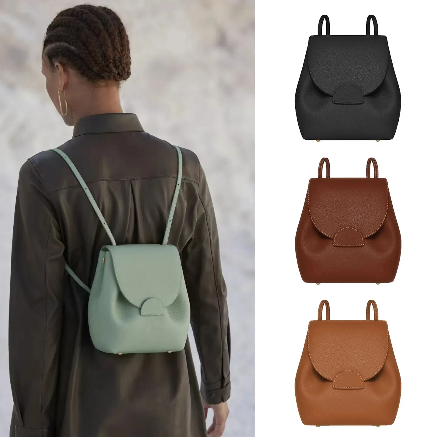 Women's Small backpack Designer bag sac numero Luxurys Black back pack bookbags handbag School bags fashion Shoulder tote mens Crossbody clutch Genuine Leather bag